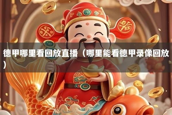 德甲哪里看回放直播（哪里能看德甲录像回放）