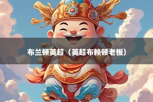 布兰顿英超(英超布赖顿老板)